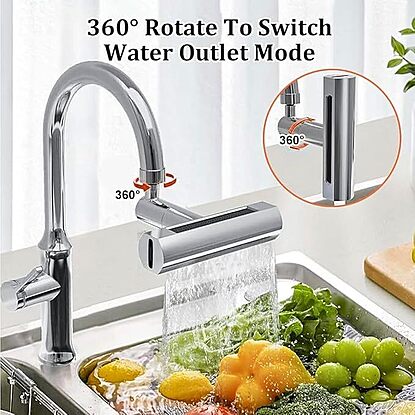 360 degree rotatable kitchen tap